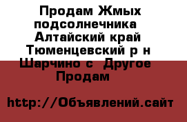 Продам Жмых подсолнечника - Алтайский край, Тюменцевский р-н, Шарчино с. Другое » Продам   